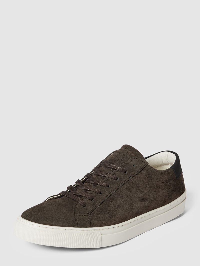 Sneaker aus Leder Modell 'COREY' in hellgrau