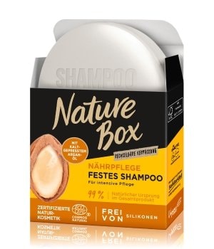 Nature Box Nährpflege Festes Shampoo mit Argan-Öl Haarshampoo-85 g