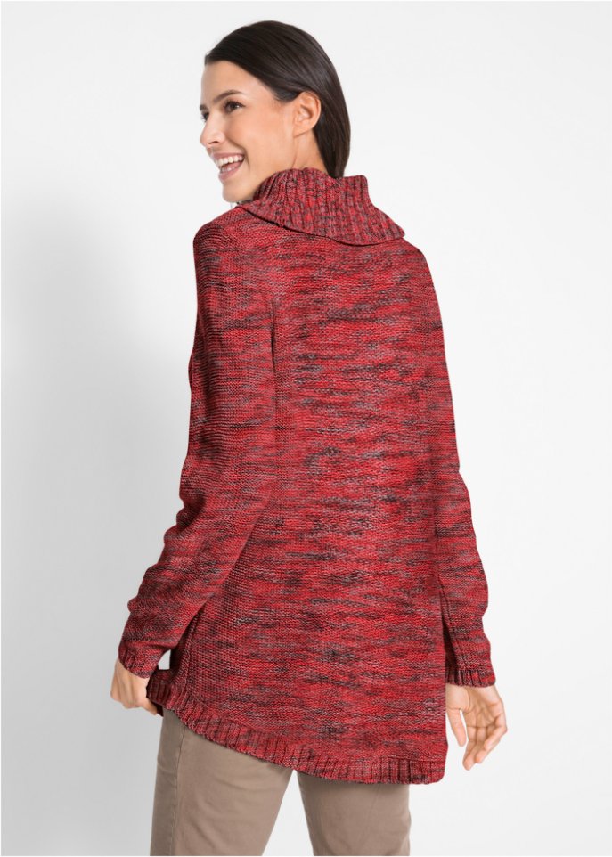 Poncho-Pullover, Langarm