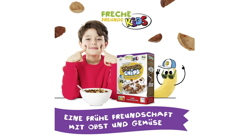 Freche Freunde Bio Bobs Schoko Chips Kakao & Banane 275 g
