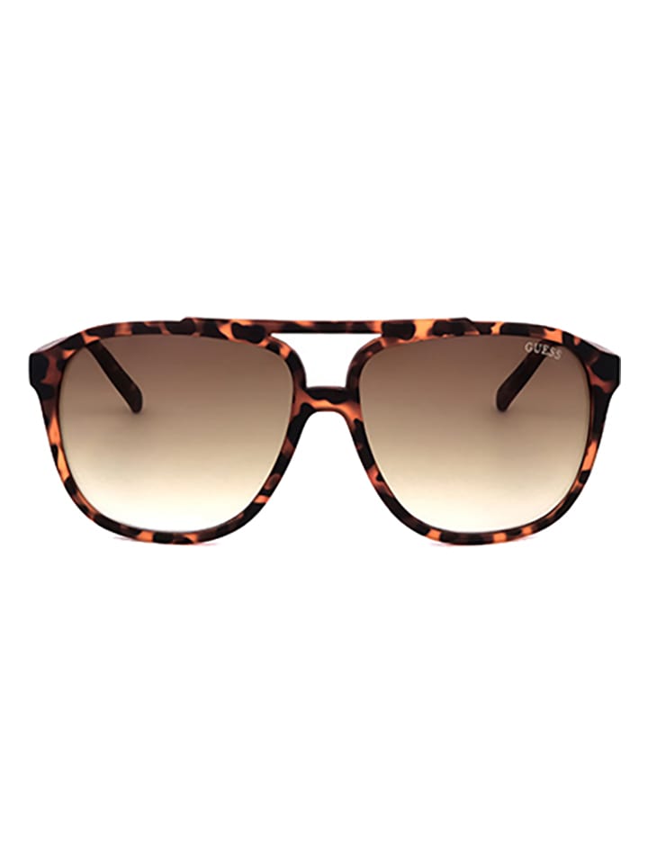 Guess Herren-Sonnenbrille in Braun günstig kaufen 60