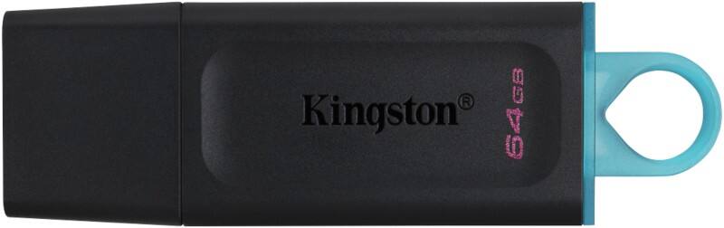Kingston USB-Stick 64 GB Schwarz, Türkis