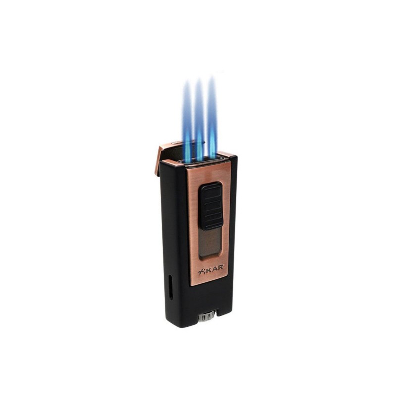 Feuerzeug Xikar Trezo Triple Farbe Schwarz \/ Bronze