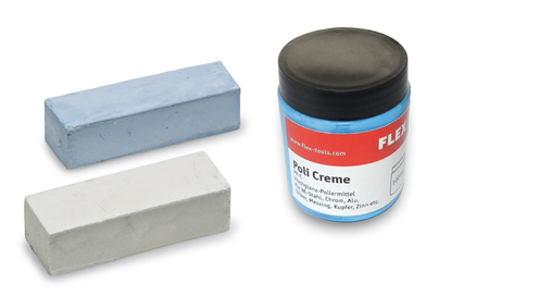 Flex-Tools Zubehör 365041 Poli-Set Mini Weiß/Blau/Creme PP-W/B/C