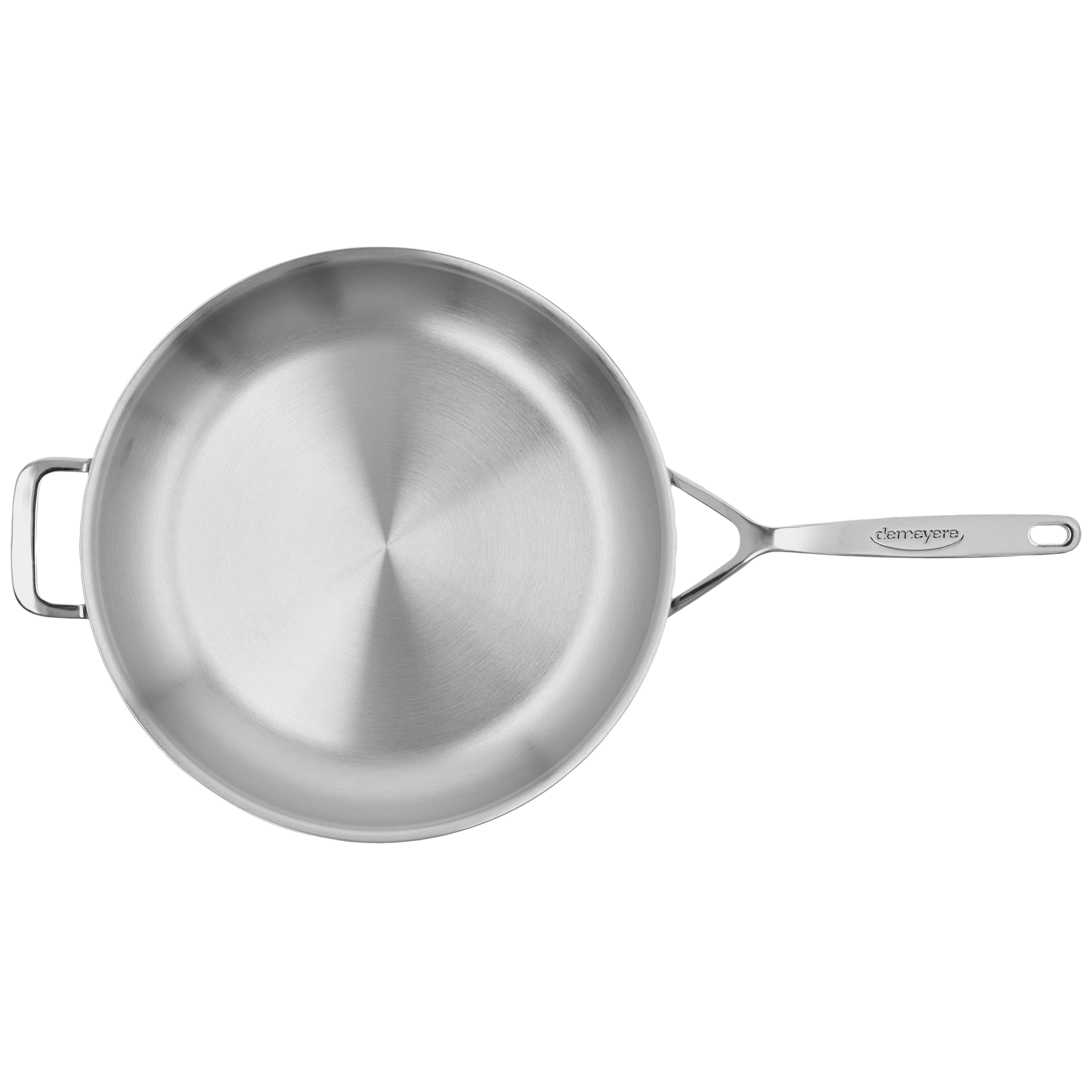 Bratpfanne 32 cm, 18/10 Edelstahl, Silber