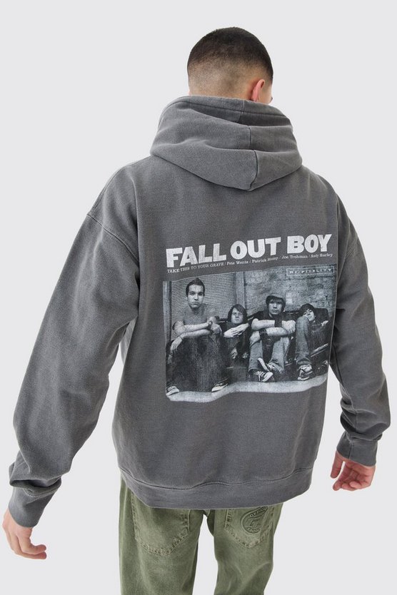Oversize Hoodie mit Fall Out Boy Print