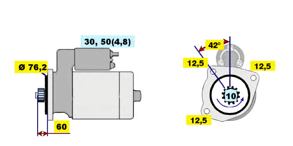 FRIESEN Anlasser VW 8020330 - ATU