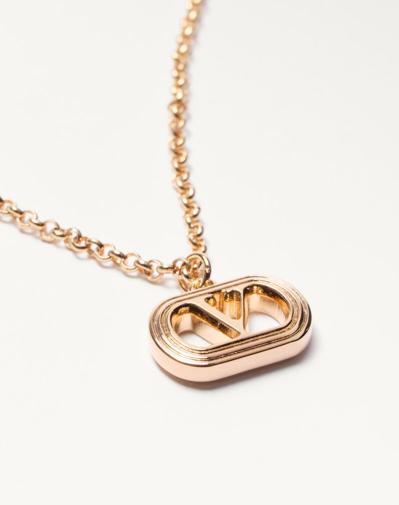 Colar Valentino Ovalete Metal