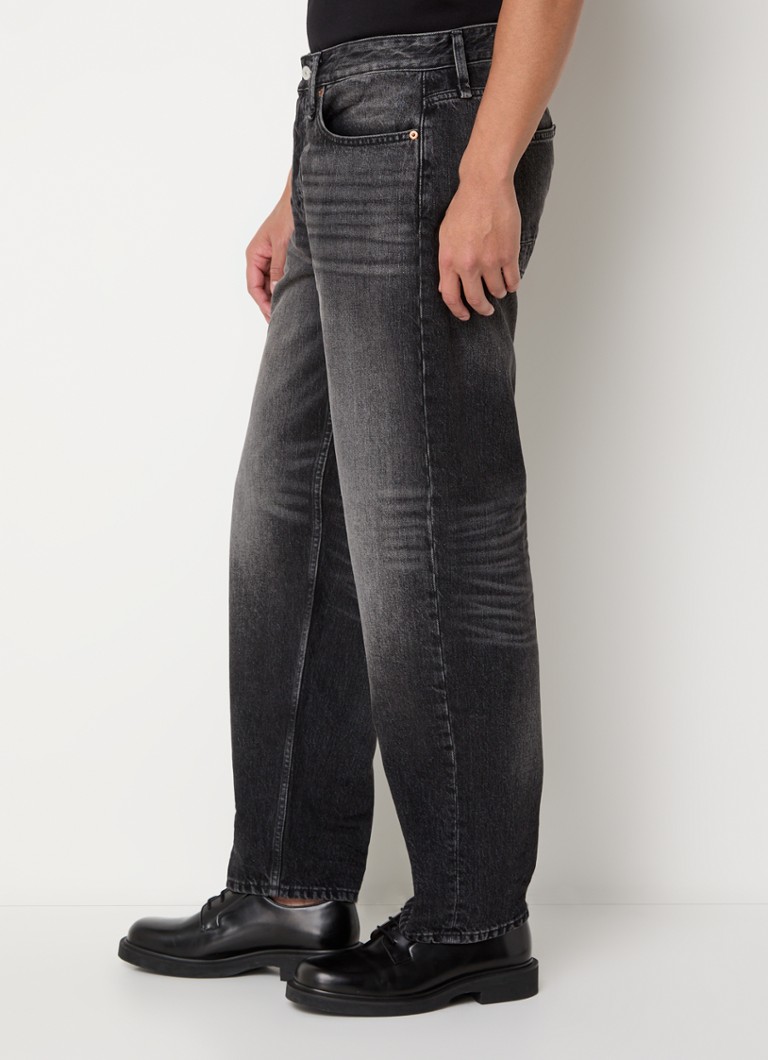 Blugi Jean Denham Rag tapered, culoare spălată