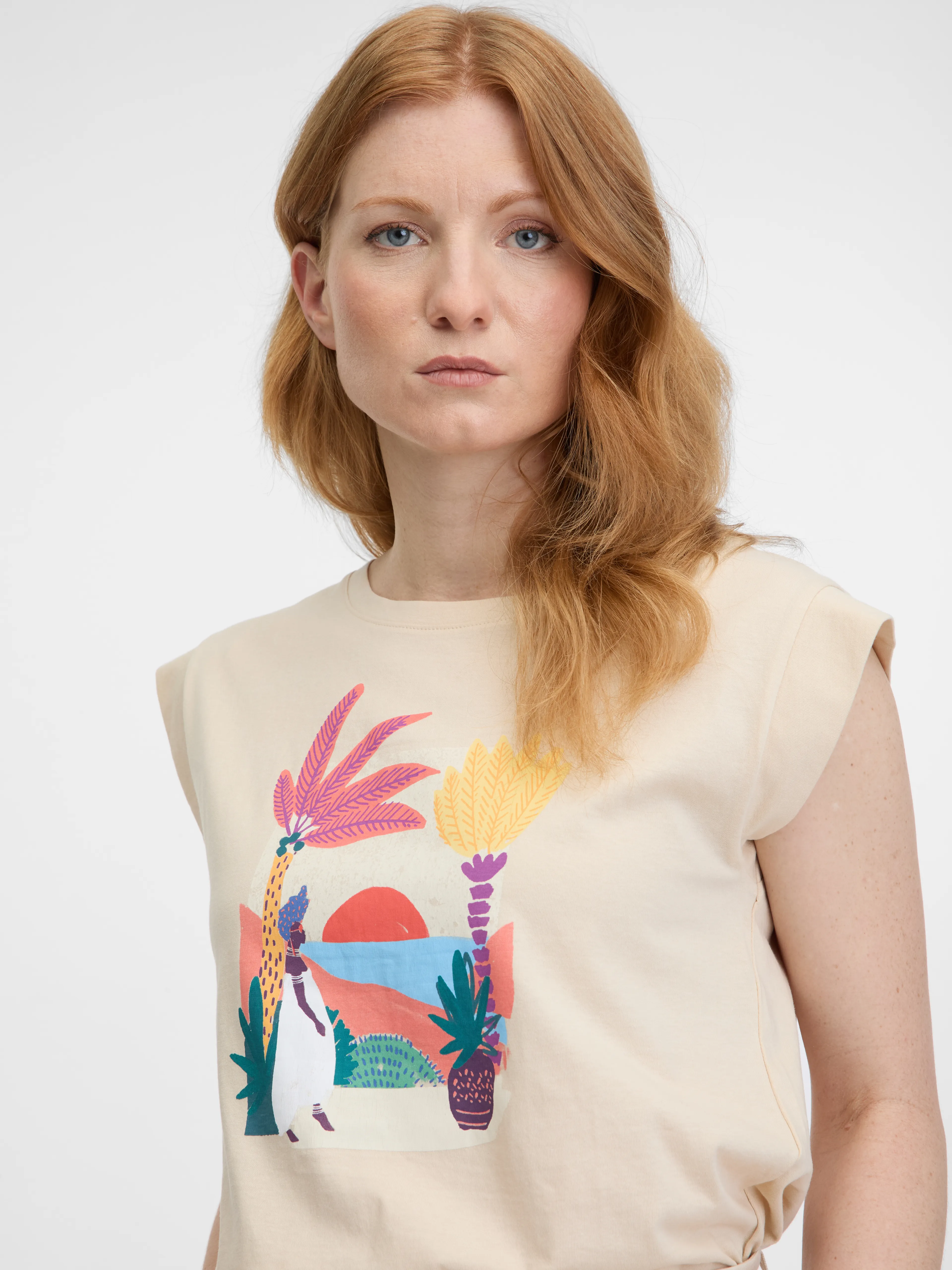 Beiges T-Shirt ORSAY