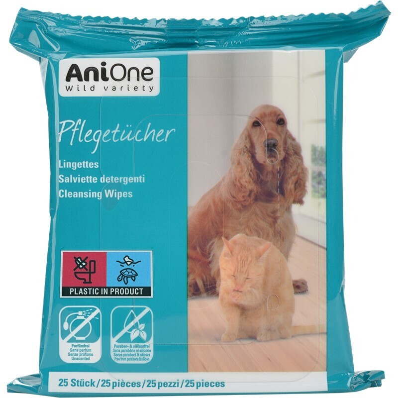 AniOne Augen- & Ohrenpflege AniOne Parfümfreie Pflegetücher