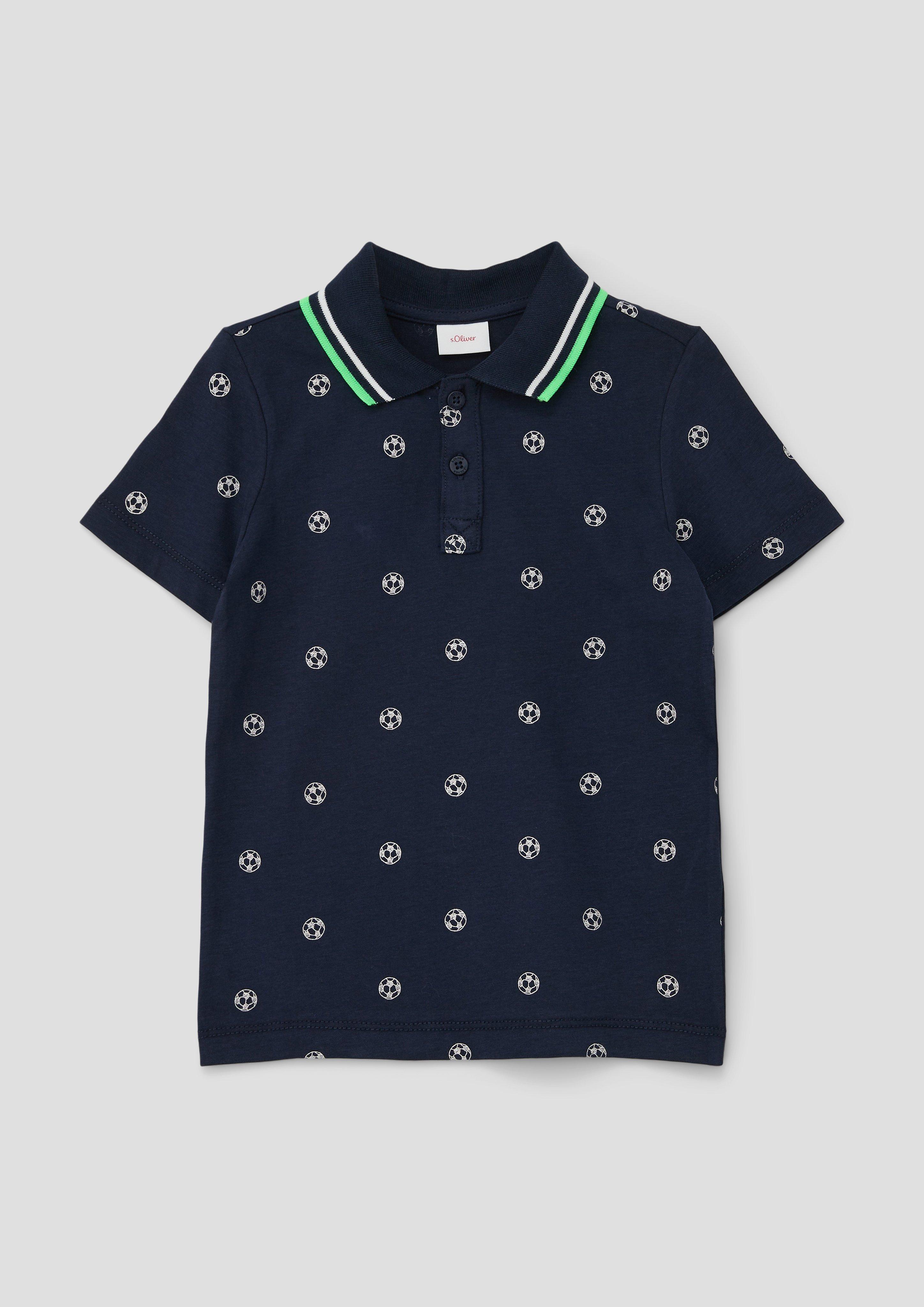 Poloshirt mit All-over-Muster  2143112-59B1
