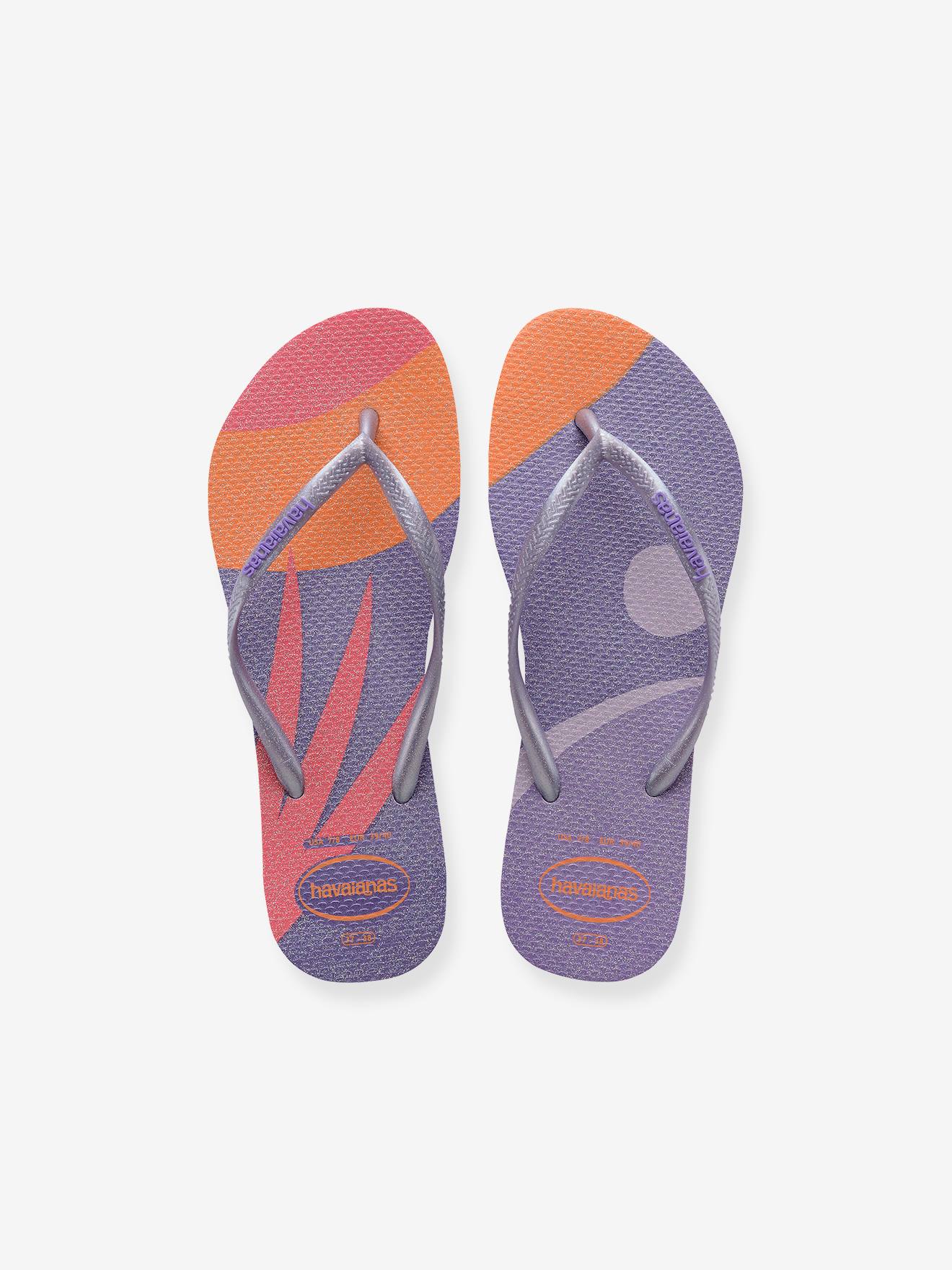 Tongs enfant Slim Palette Glow HAVAIANAS lilas