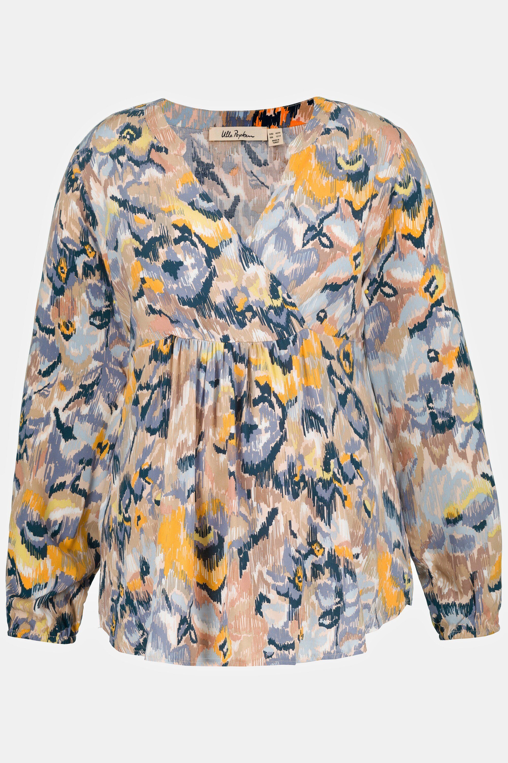Ulla Popken Umstandskleid Bellieva-Midikleid Stillfunktion Blüten 3/4-Arm