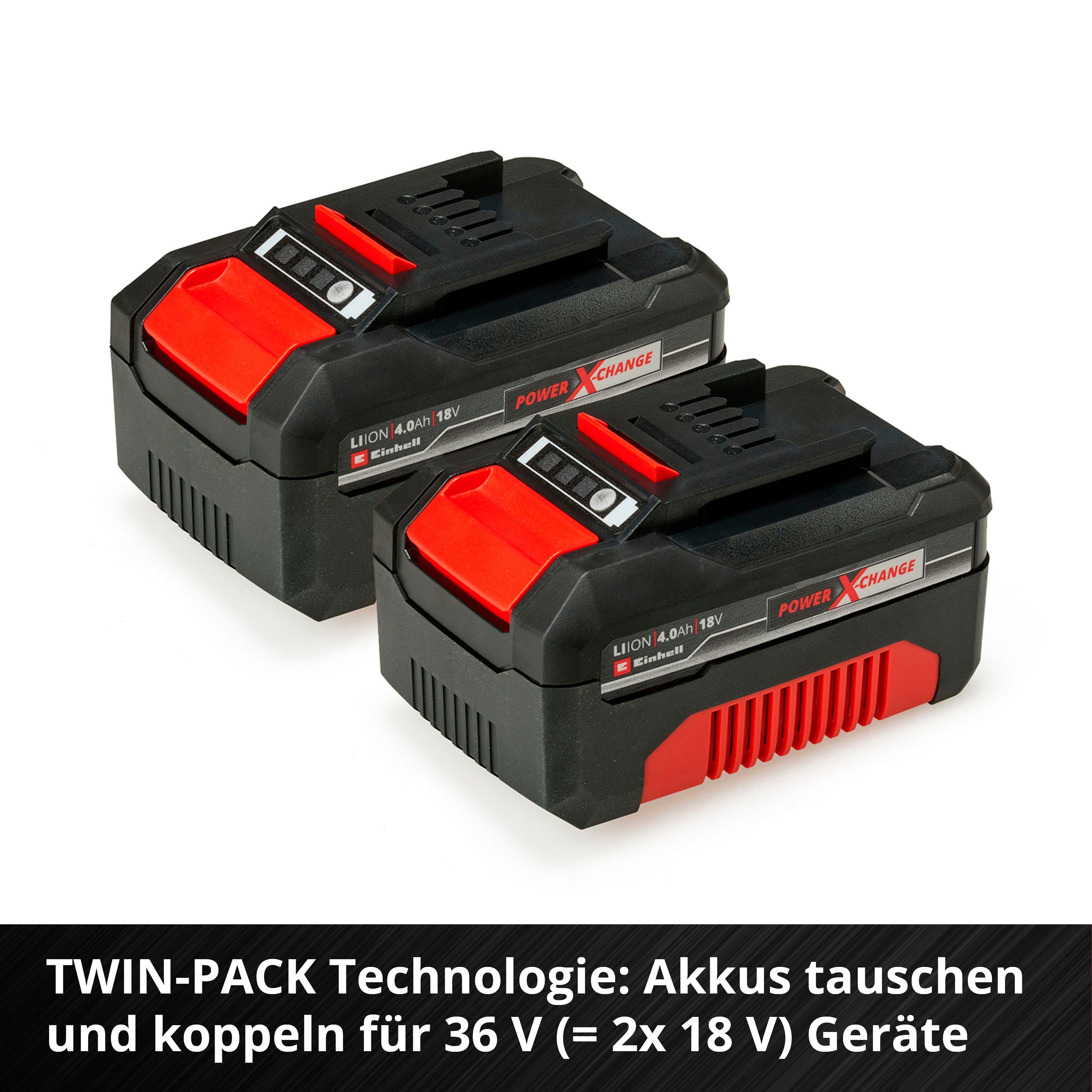 Einhell Starter-Kit Power X-Change Akku Starter-Set (18,0 V), 4,0 Ah, 18 V