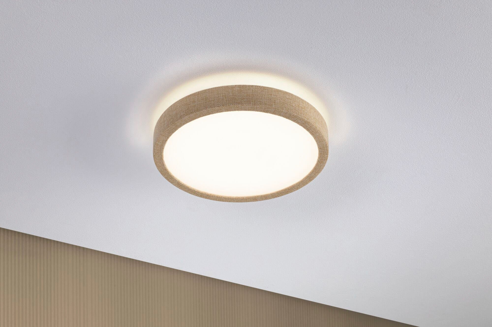 Paulmann LED Panel Cosara 15W 3000K 300mm beige IP44, LED fest integriert, Warmweiß