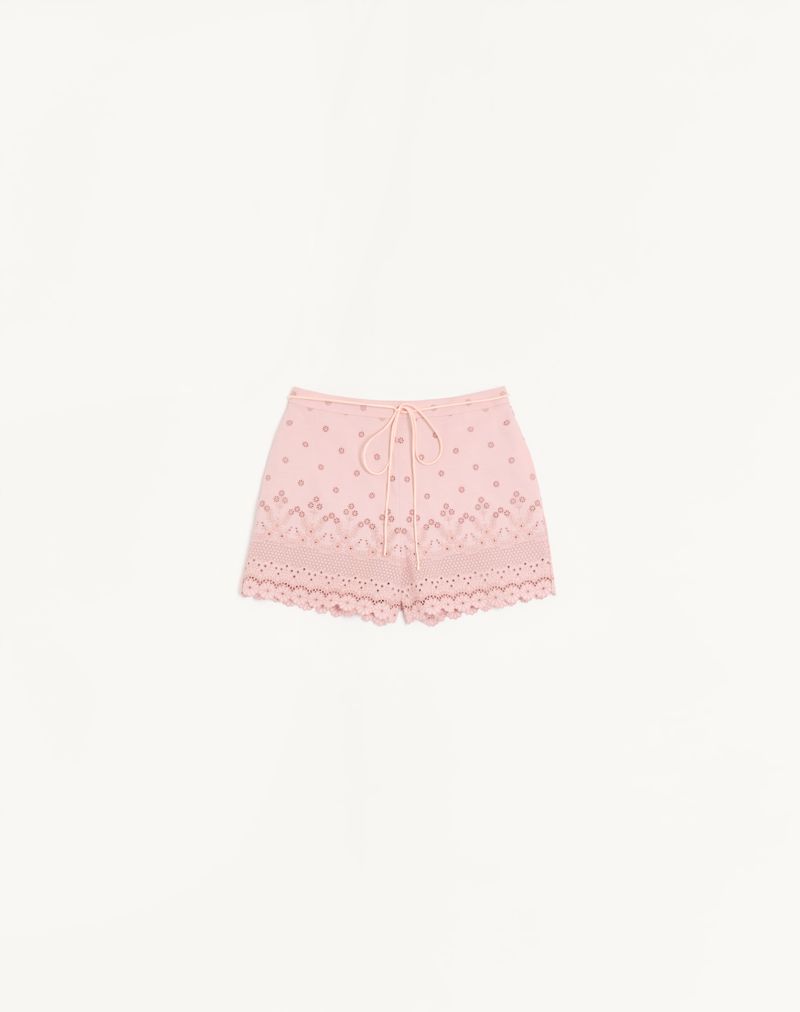 Shorts em Sangallo com motivo Fleur A Jours Daisy