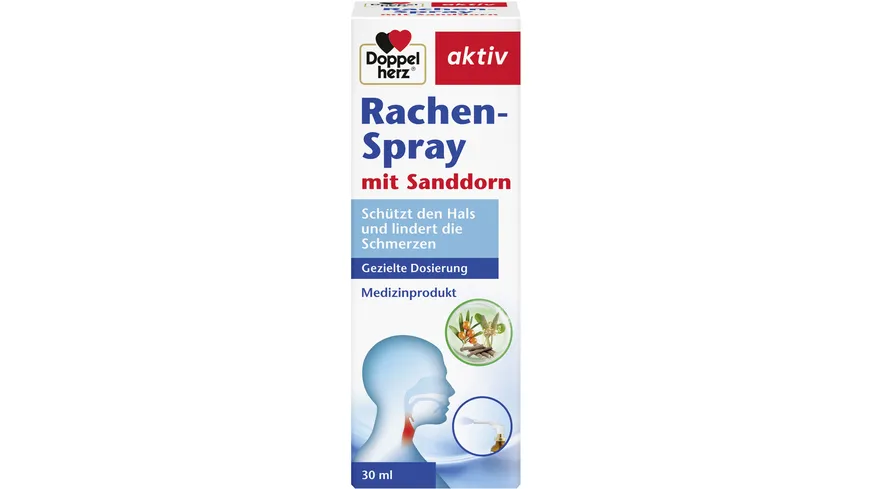 Doppelherz Rachen-Spray mit Sanddorn 30 ml