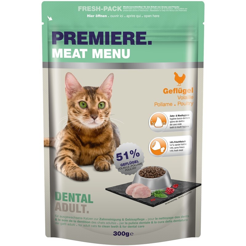 PREMIERE Trockenfutter PREMIERE Dental Geflügel 300 g