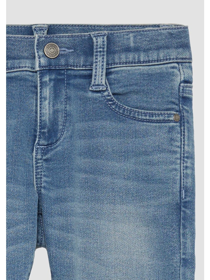 s.Oliver Jeans-Hose lang in Blau günstig kaufen