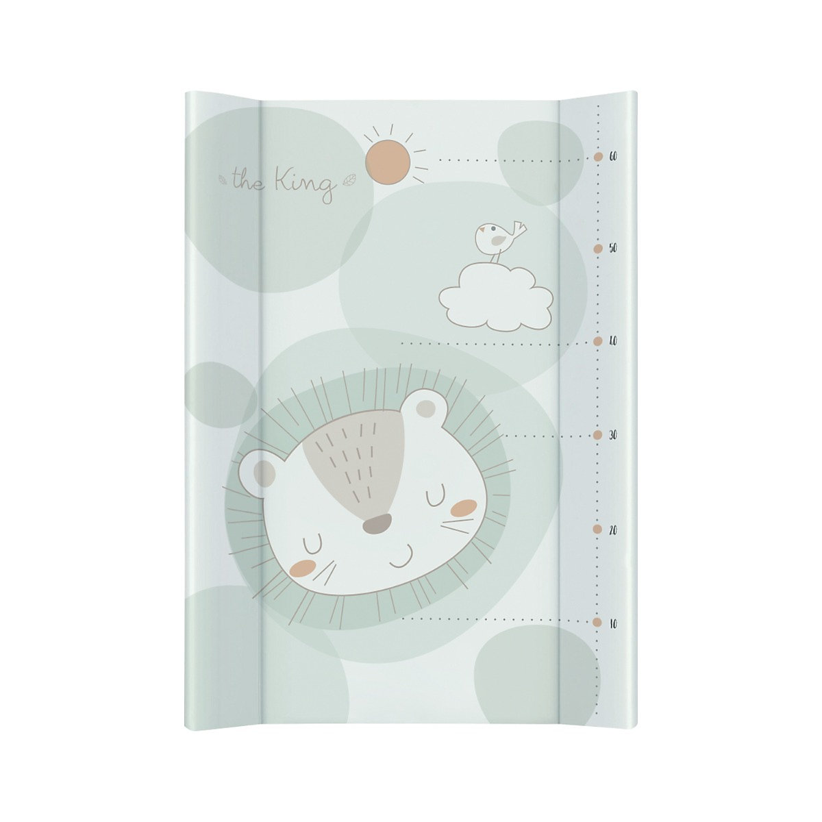 Wickelauflage Weich-PVC 80 x 50 cm wasserdichter Bezug erhöhter Rand Wickelauflagen