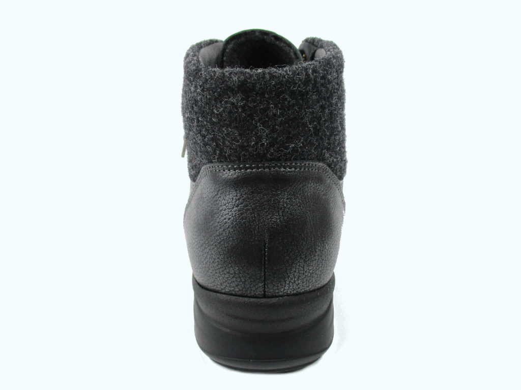 FINN COMFORT Schnür-Stiefeletten grau Galtür