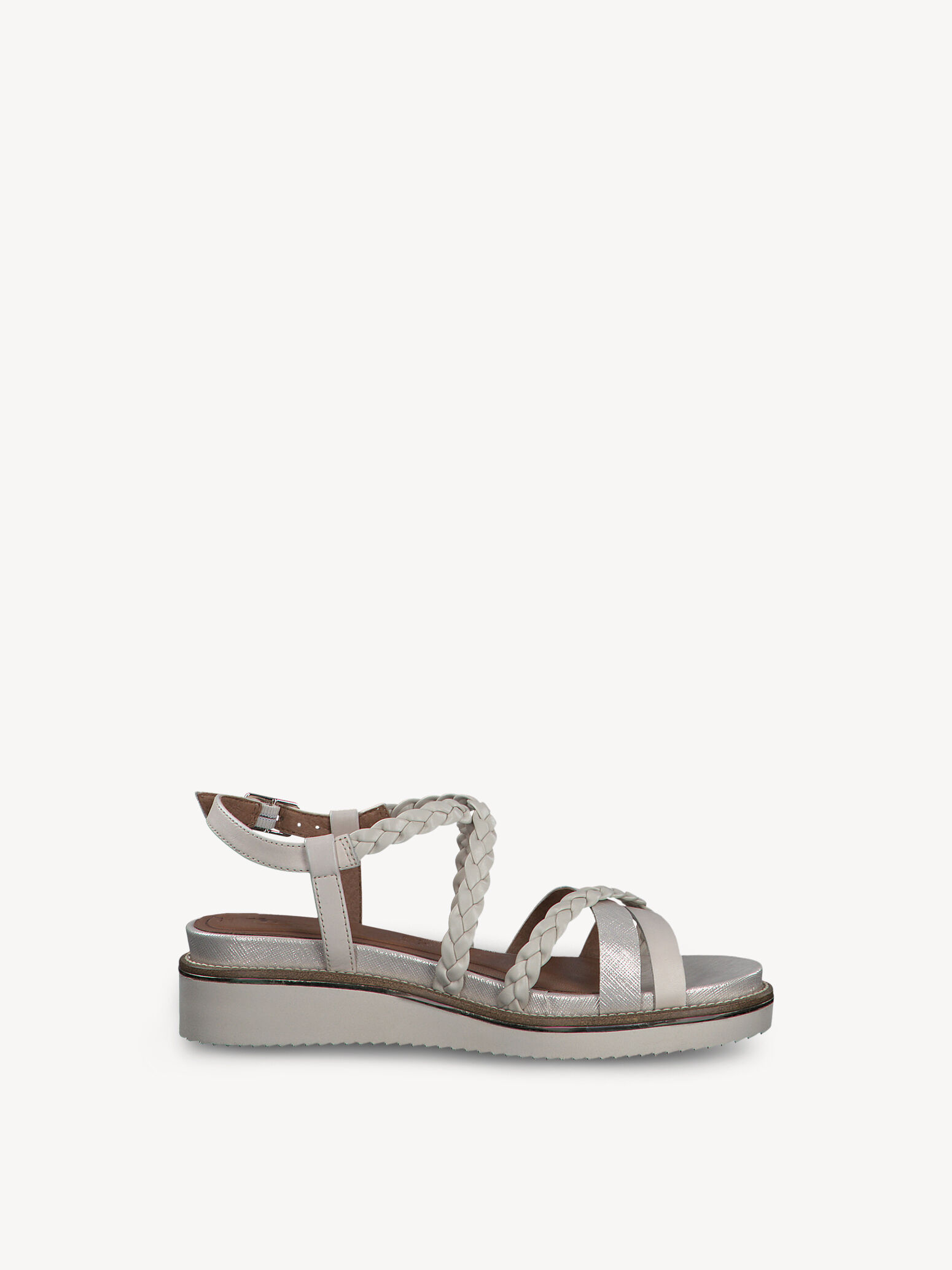 Sandale à talon - beige
