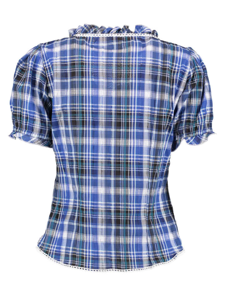 OS-Trachten Trachtenbluse Klosy in kornblau günstig kaufen
