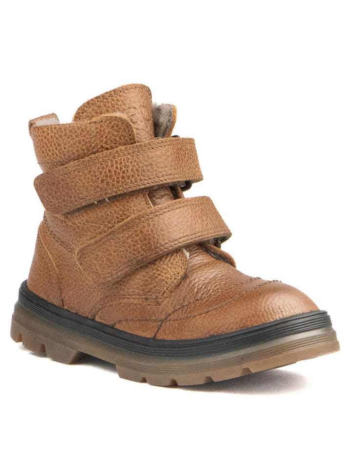 Rap Leder-Winterboots in Hellbraun günstig kaufen