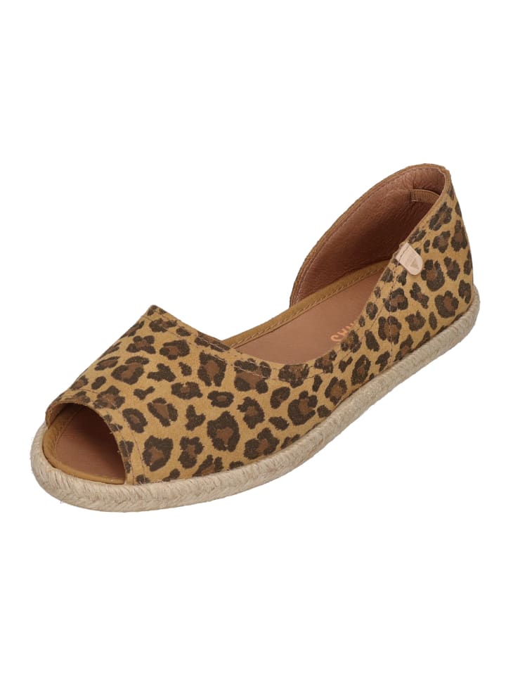 Verbenas Espadrilles CRUZ LEOPARDO in braun günstig kaufen 40