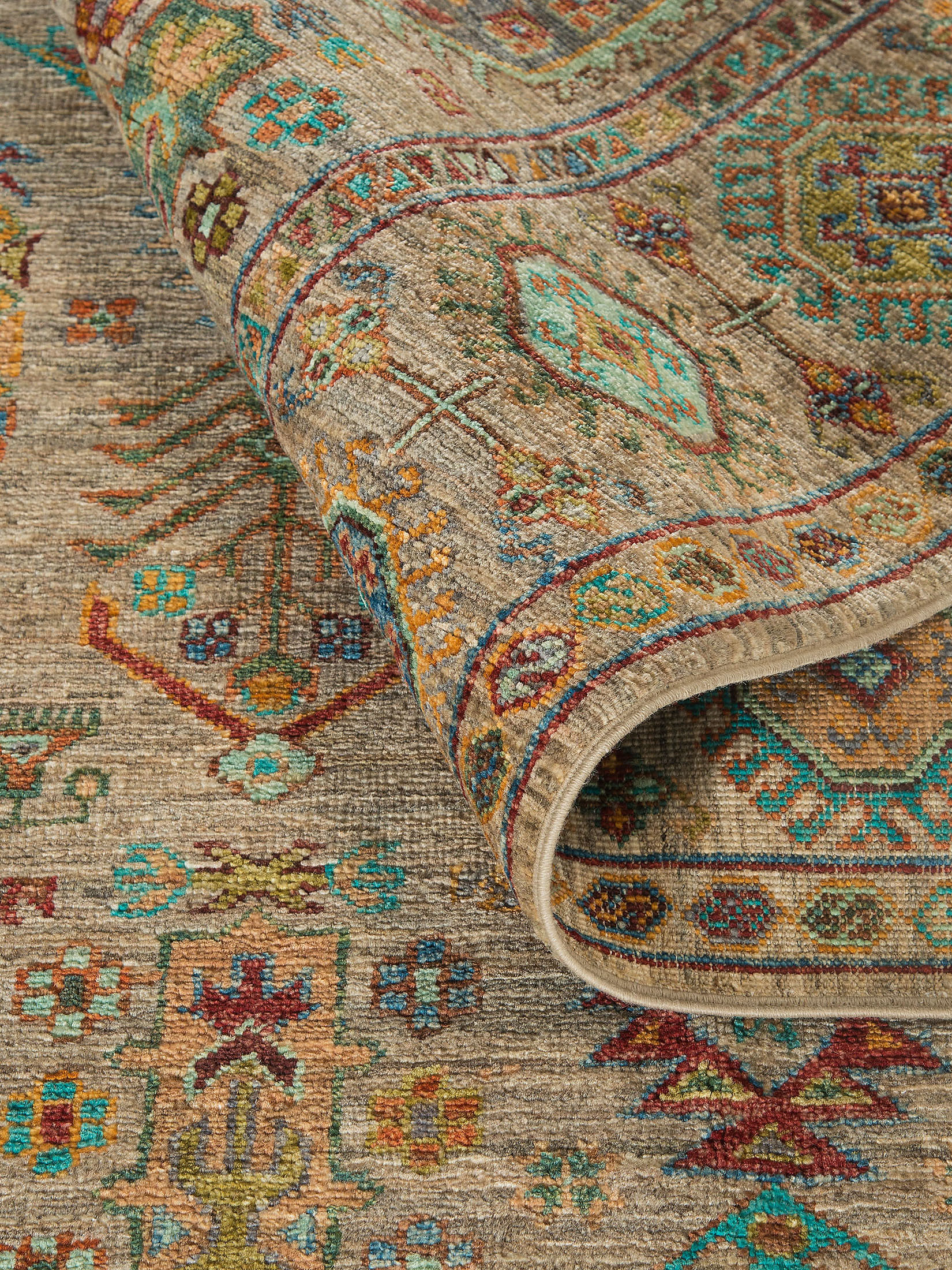 Kazak Ghazni ca. 184 x 254 cm, Unikat / Einzelstück