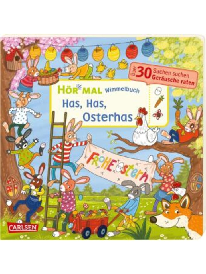 Carlsen Buch - Hör mal (Soundbuch): Wimmelbuch: Has, Has, Osterhas günstig kaufen onesize