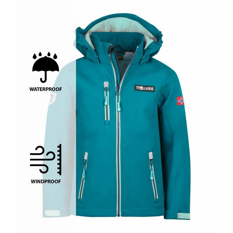 Trollkids Preikestolen Softshelljacke Mdchen