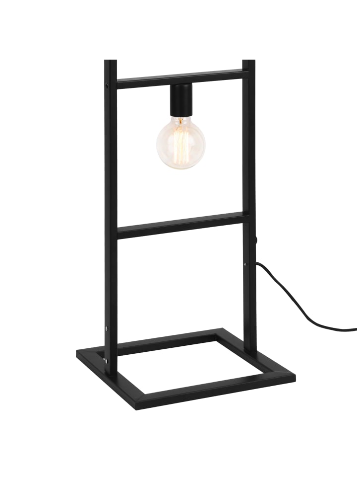 lux.pro Stehleuchten Plauen in Schwarz (H)142.5cm (B)31cm (T)31cm günstig kaufen onesize