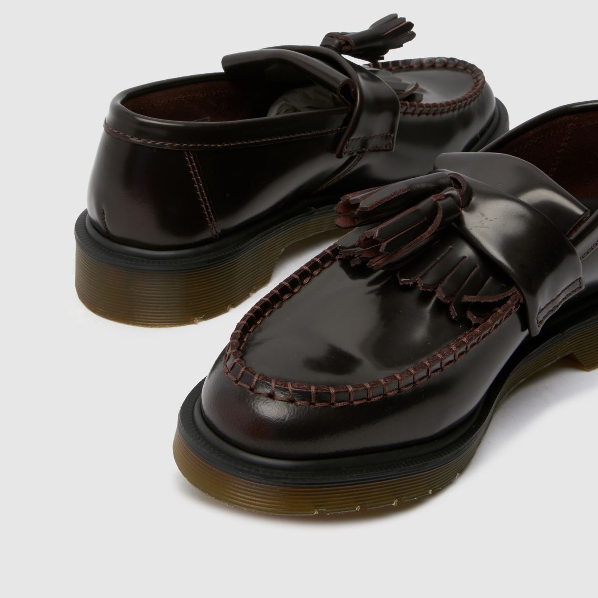 Dr. Martens Adrian Loafer lapos cipő bordó színben