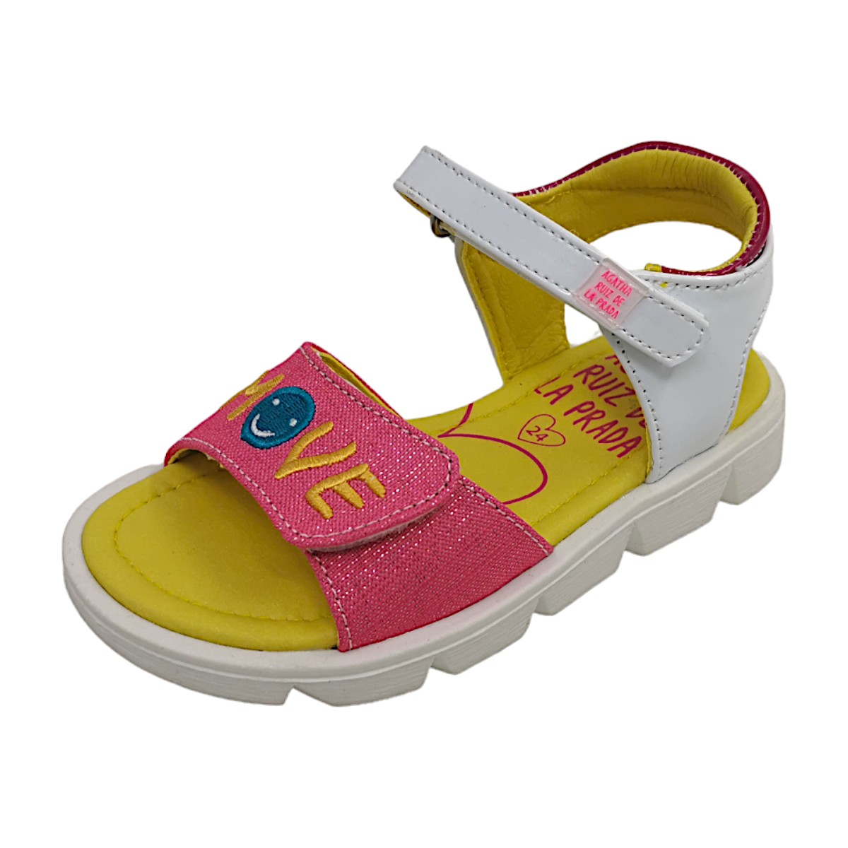 Garvalin Agatha 242925-A Weiß Pink / White