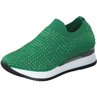 Barbarella Slip On Sneaker in grün