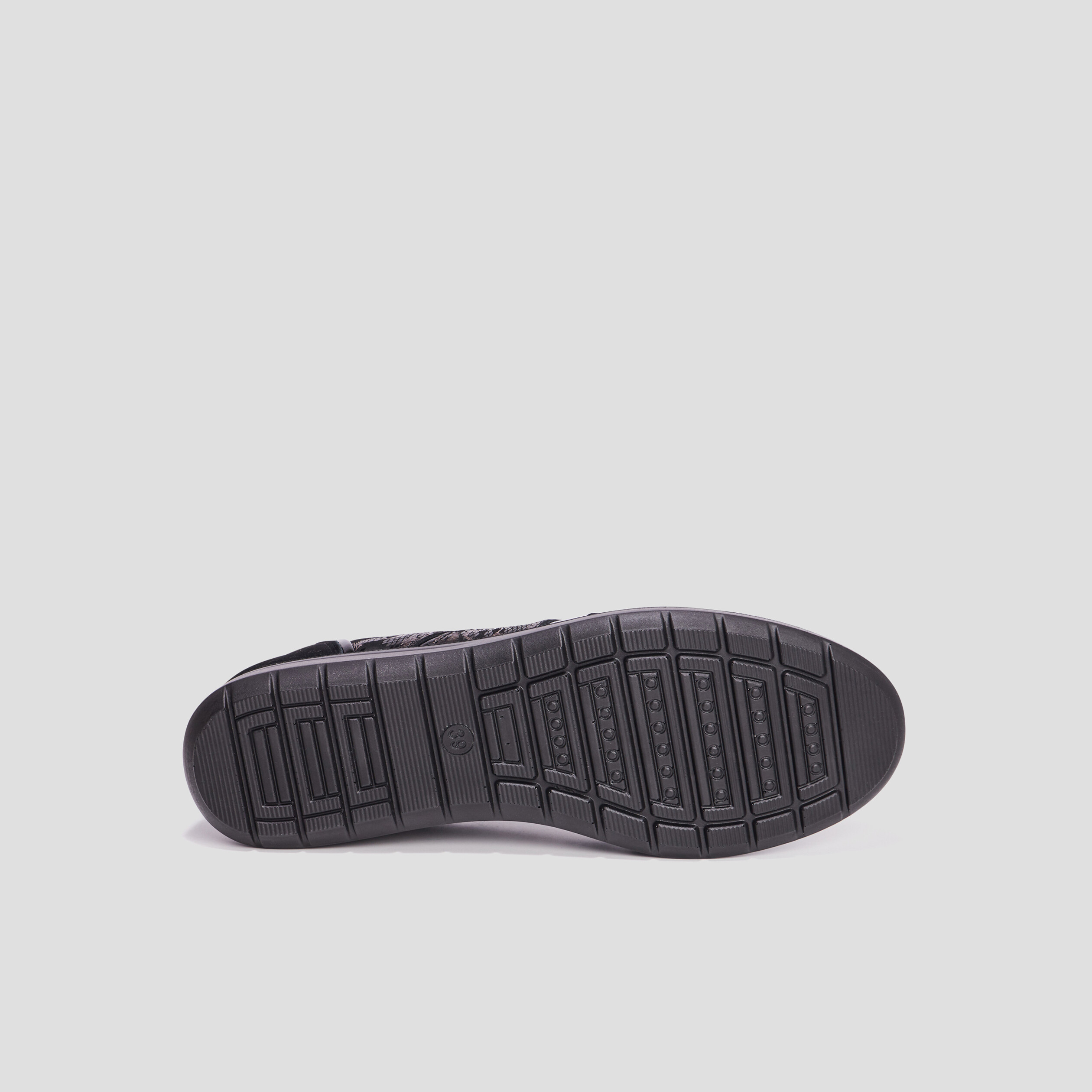 Baskets confort en cuir Confortissimo noir femme | La Halle