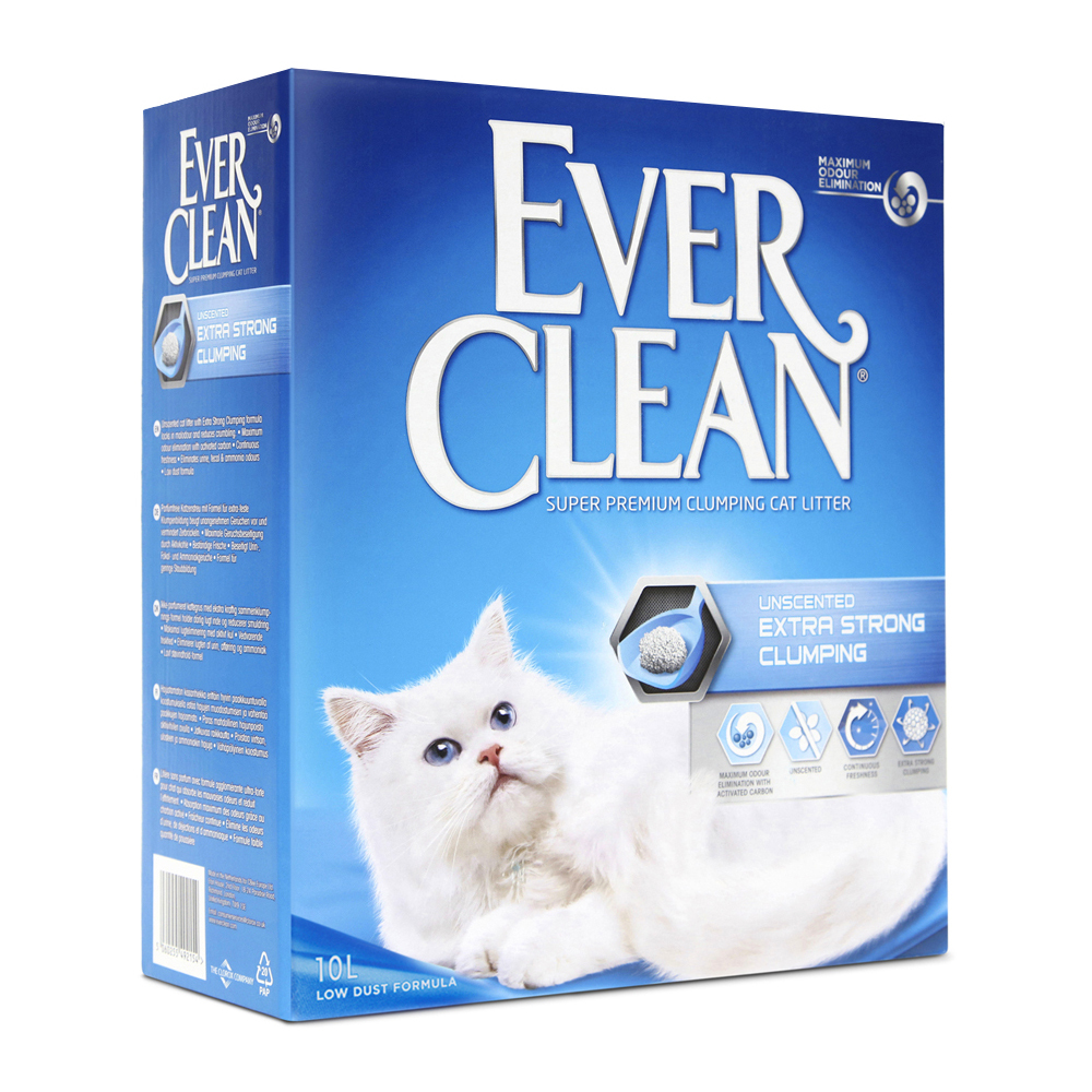 Everclean Katzenstreu Everclean Extra Strong ohne Duft 10L