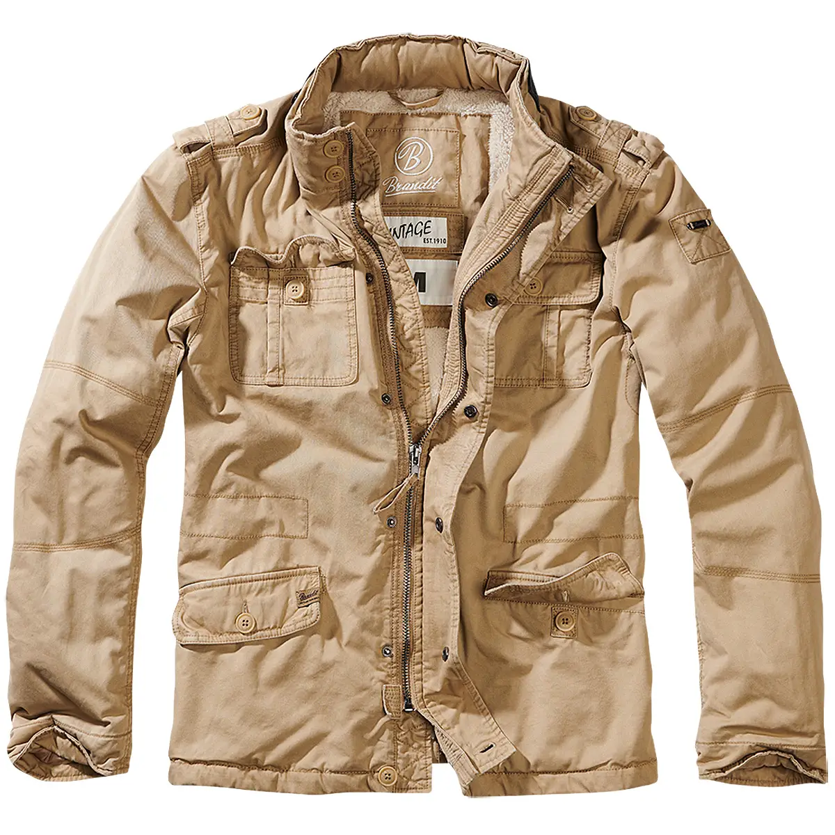 Brandit Britannia Winterjacke camel