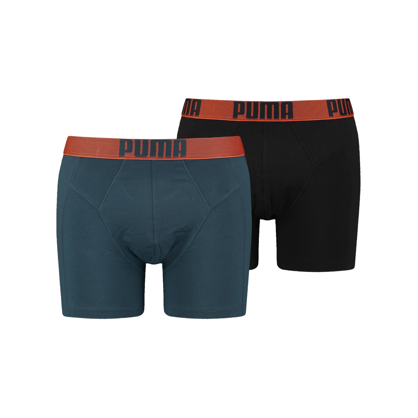 PUMA New Pouch Boxer 2er Pack Blau Rot F003