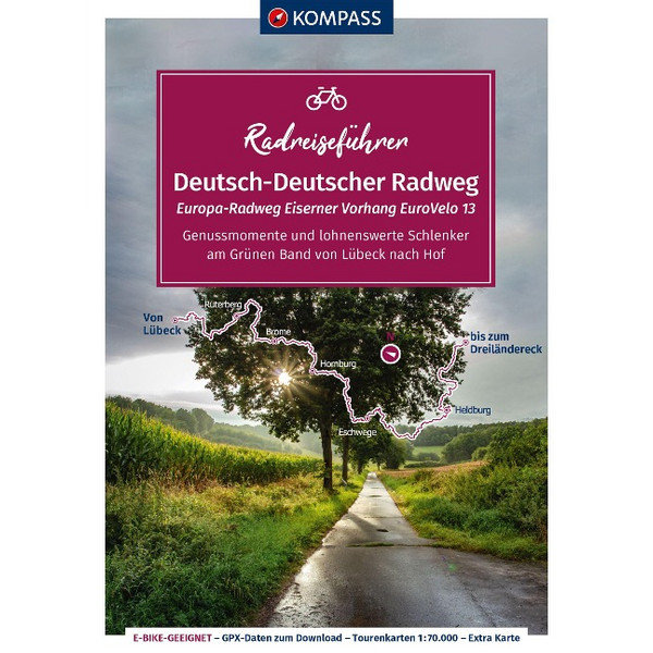 KOMPASS RADREISEFÜHRER EUROPA-RADWEG EISERNER VORHANG - Radwanderführer