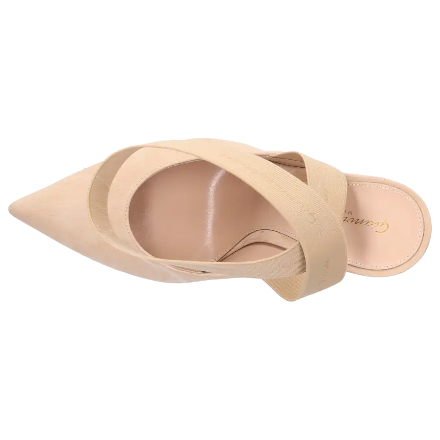 Gianvito Rossi - Slingpumps DELILA Veloursleder - beige