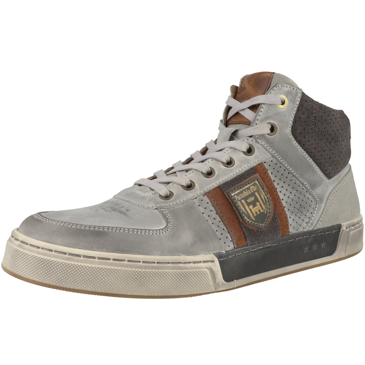 Pantofola d Oro Frederico Uomo Mid Sneaker mid grau