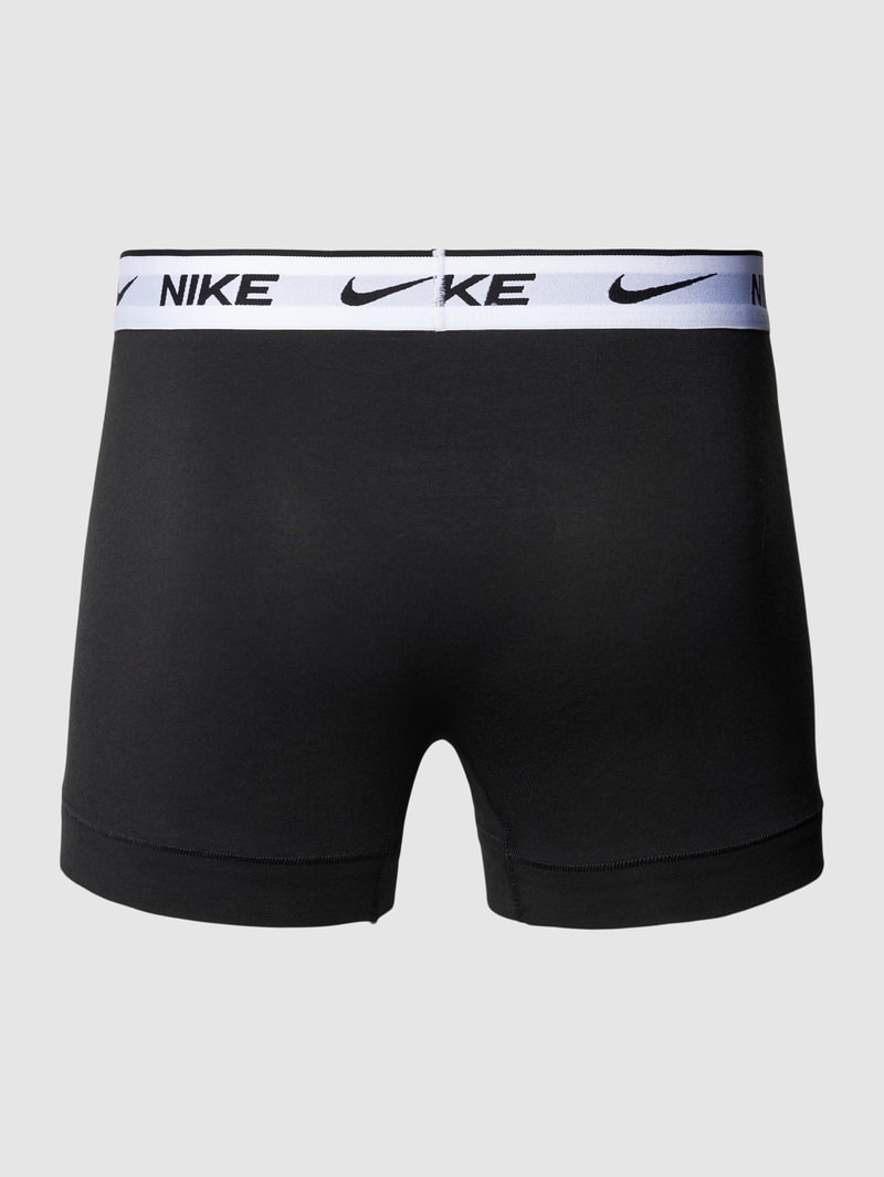 Trunks mit elastischem Logo-Bund in schwarz