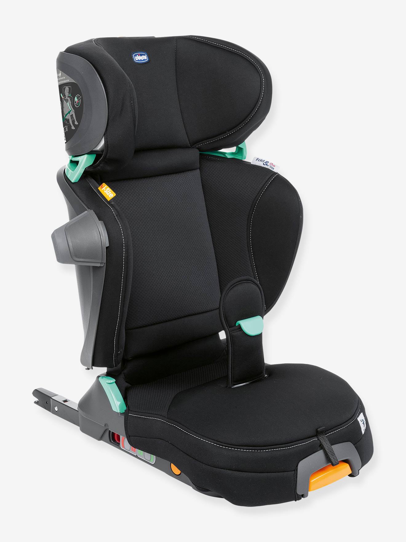 Siège-auto CHICCO Fold&Go i-Size 100 à 150 cm, équivalence groupe 2/3 black