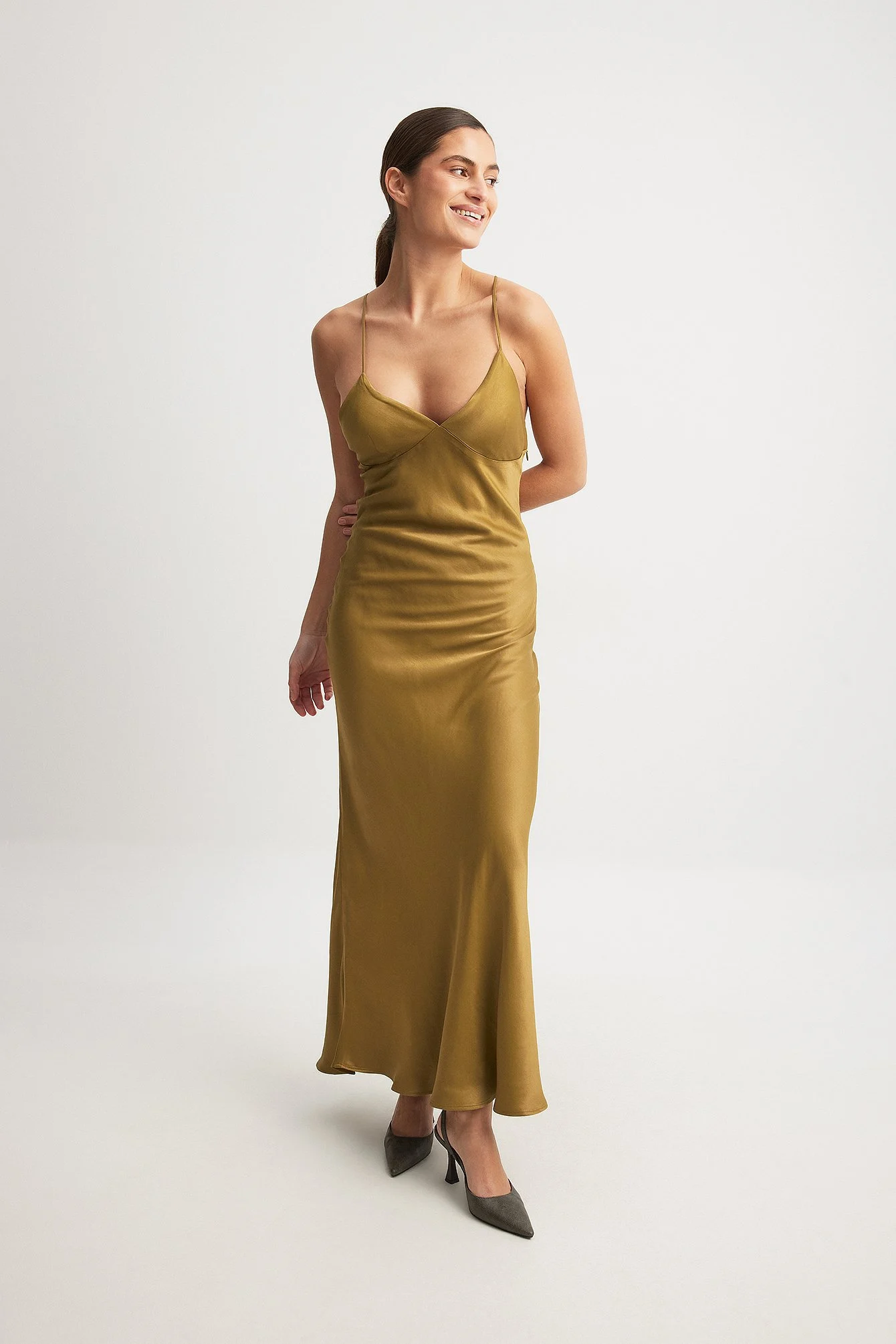 Slipdress aus Satin