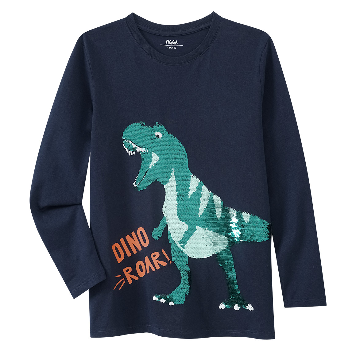 Jungen Langarmshirt mit Wendepailletten