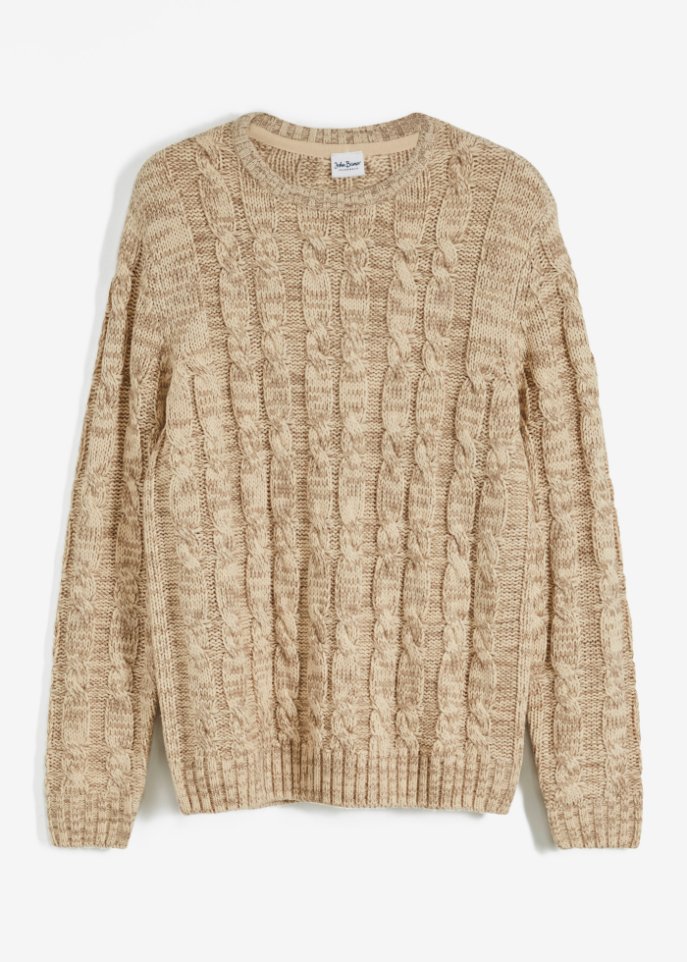 Pullover mit Zopfmuster