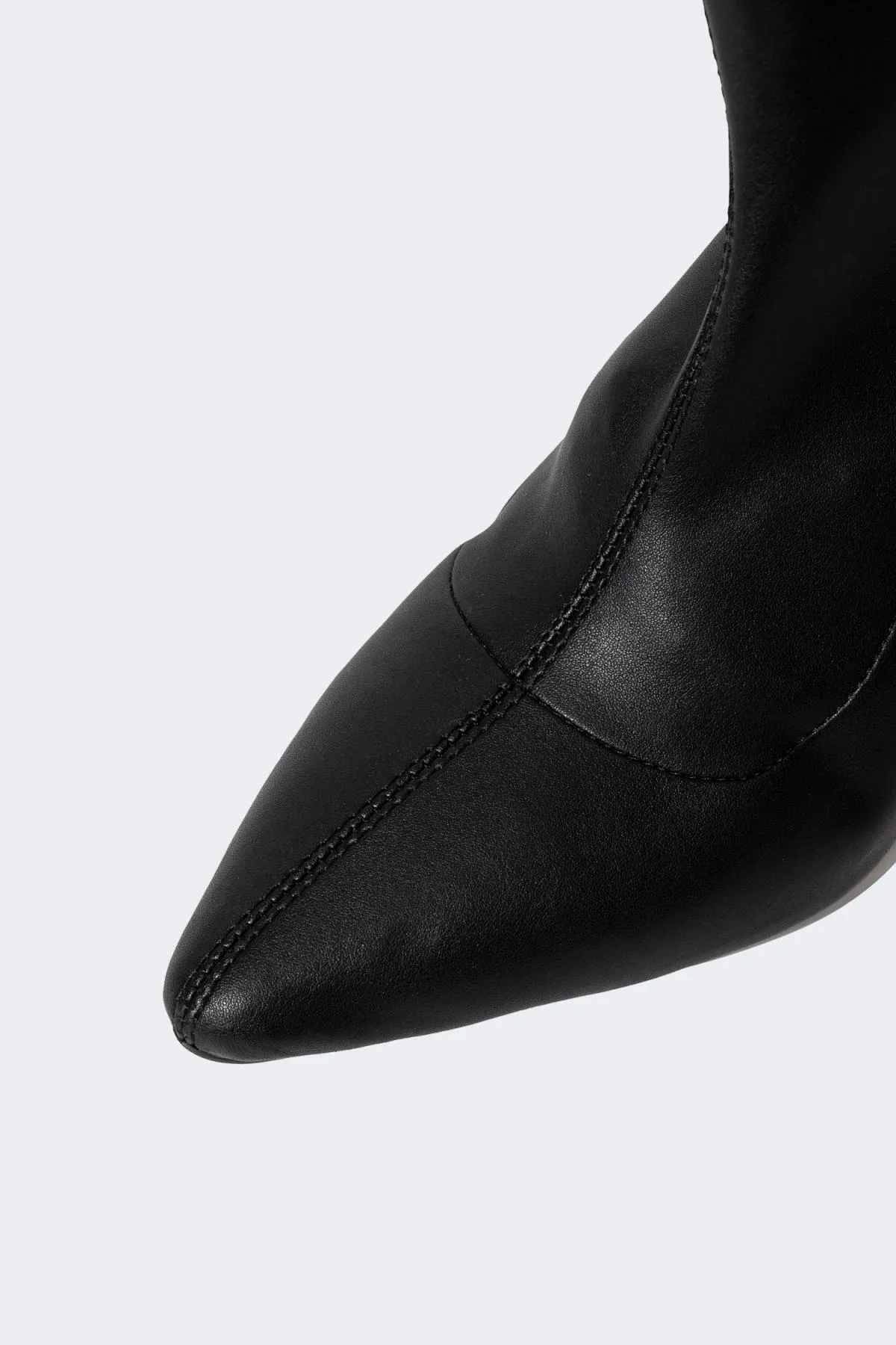 DeFacto  Damen-Winterstiefel aus Kunstleder mit hoher Sohle